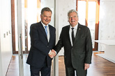  Presidentti Niinistö tapasi Saksan entisen liittopresidentin Joachim Gauckin. Kuva: Heini-Tuuli Onnela/Suomen Berliinin-suurlähetystö