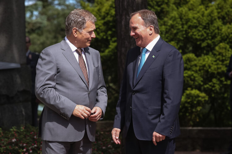  Presidentti Niinistö tapasi Ruotsin pääministerin Stefan Löfvenin Kultarannassa 19. kesäkuuta 2016. Kuva: Juhani Kandell/Tasavallan presidentin kanslia 