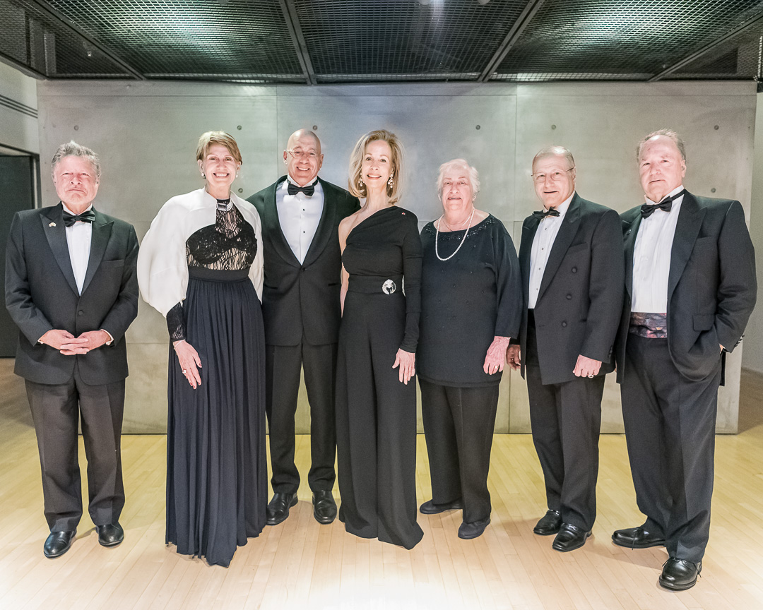 Seven former U.S. ambassadors to Finland at the centennial gala. Photo: Embassy of Finland, Washington D.C.