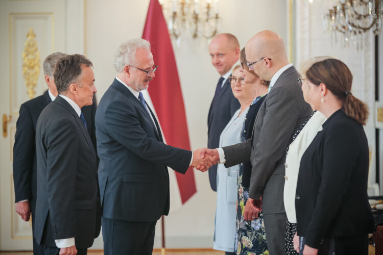 Arbetsbesök av Lettlands president Egils Levits den 28 augusti 2019. Foto: Juhani Kandell/Republikens presidents kansli