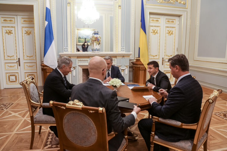 Official visit to Ukraine on 12–13 September 2019. Photo: Riikka Hietajärvi/Office of the President of the Republic of Finland