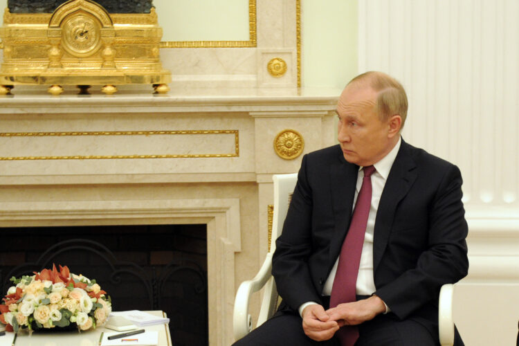 Presidentti Niinistö kahdenvälisissä keskusteluissa Venäjän presidentin Vladimir Putinin kanssa Moskovassa 29. lokakuuta 2021. Kuva: Venäjän presidentin lehdistöpalvelu