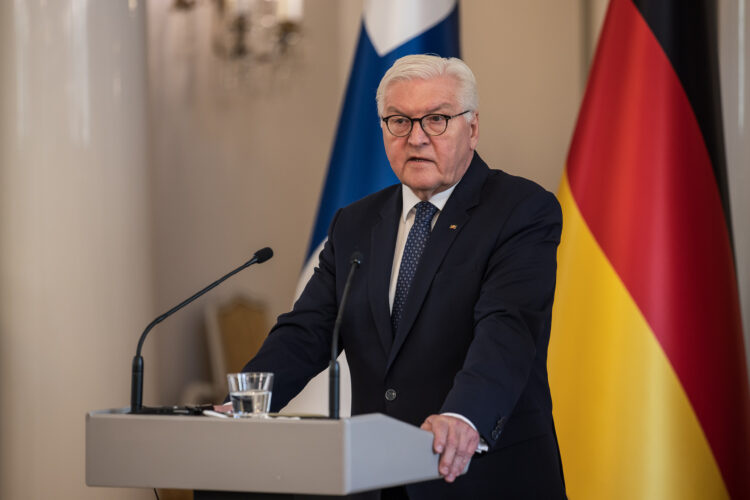 Joint press conference of President Niinistö and Federal President Steinmeier. Photo: Matti Porre/Office of the President of the Republic of Finland