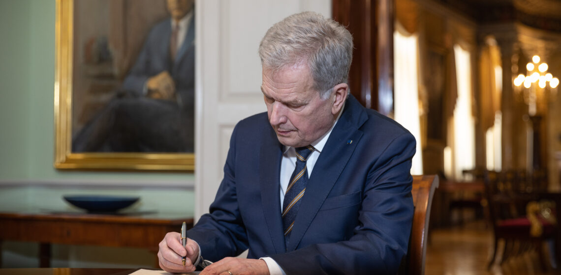 Photo: Matti Porre/The Office of the President of the Republic of Finland