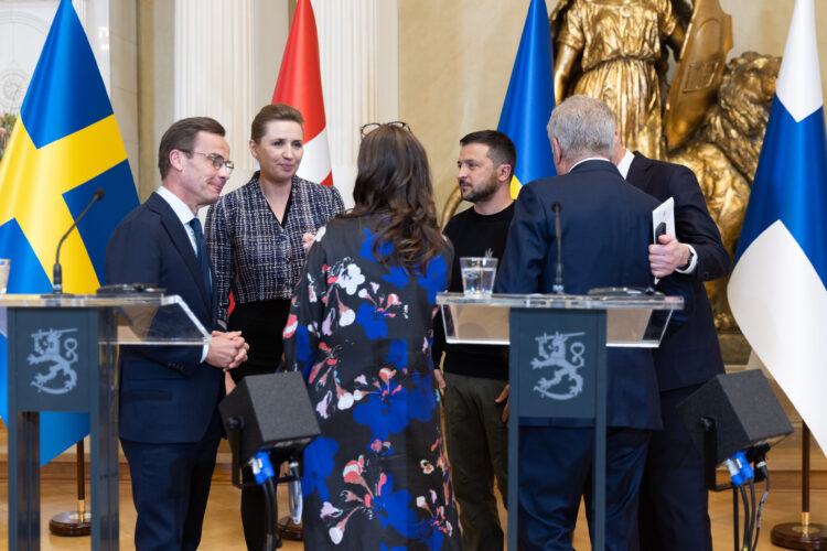 Press conference in the Hall of State on 3 May 2023. Photo: Matti Porre/The Office of the President of the Republic of Finland