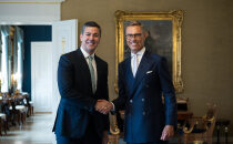 Paraguayn presidentti Santiago Peña työvierailulla Suomessa