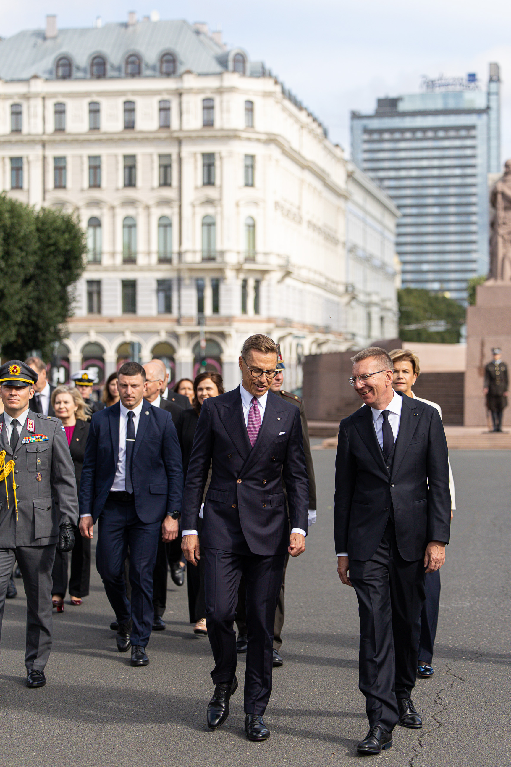 Presidentti Stubb valtiovierailulla Latviassa