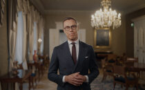 Tasavallan presidentti Alexander Stubb Yhteisvastuukeräyksen avauksessa 2026
