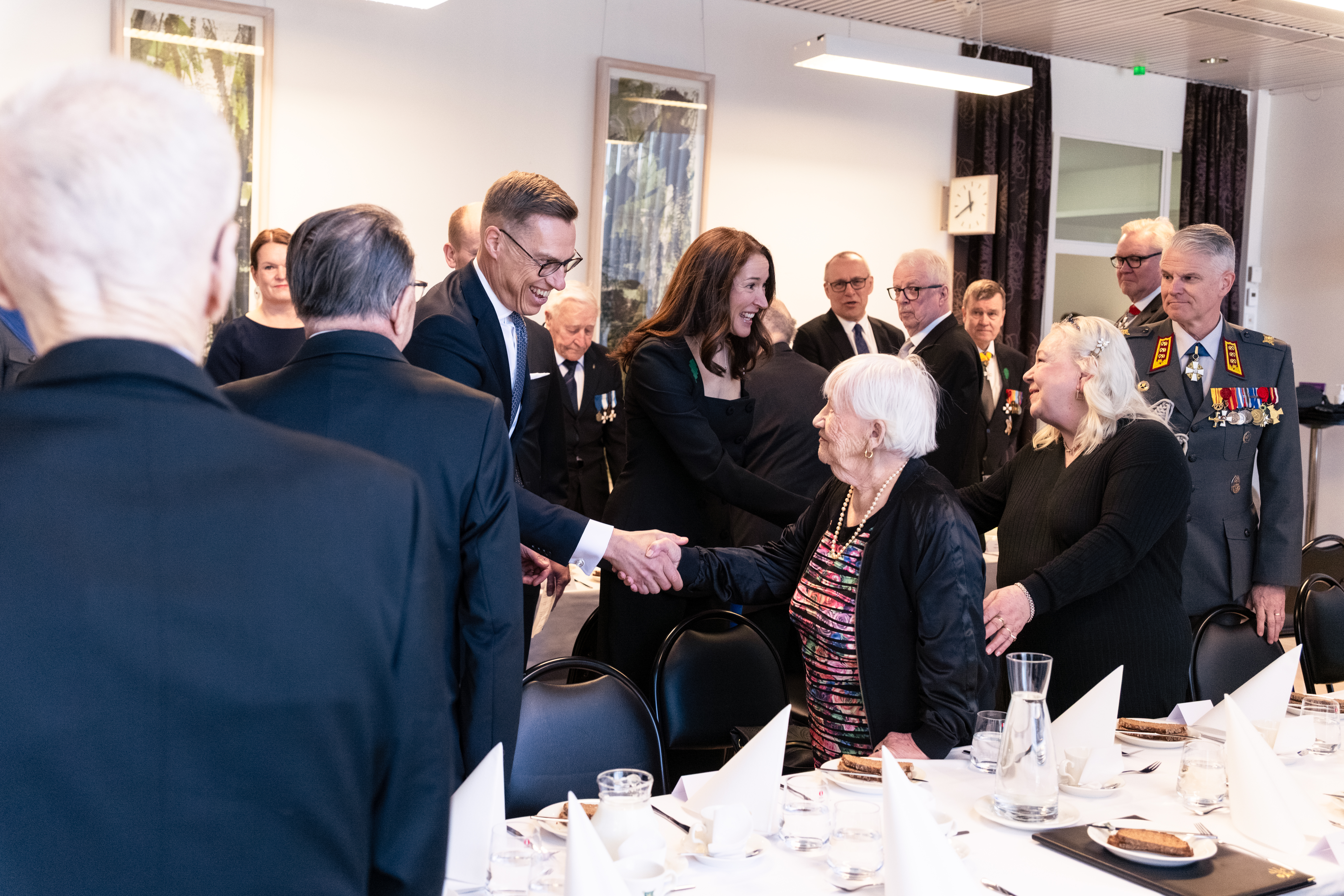 Presidenttipari osallistui veteraanipäivän valtakunnalliseen pääjuhlaan Mikkelissä