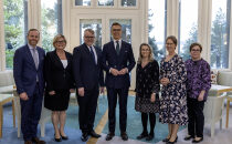 Tasavallan presidentti tapasi kristillisdemokraattien eduskuntaryhmän