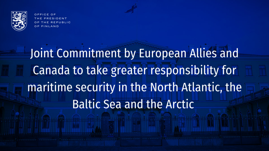 Joint Commitment by European Allies and Canada to take greater ...