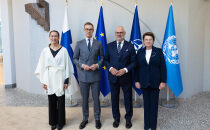Viron presidenttipari jäähyväiskäynnillä Suomessa